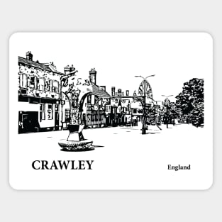 Crawley England Magnet